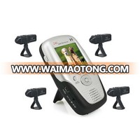 2.5 inch Wireless 2.4" Digital IR Baby Monitor 4x Rechargeable Li-battery Camera